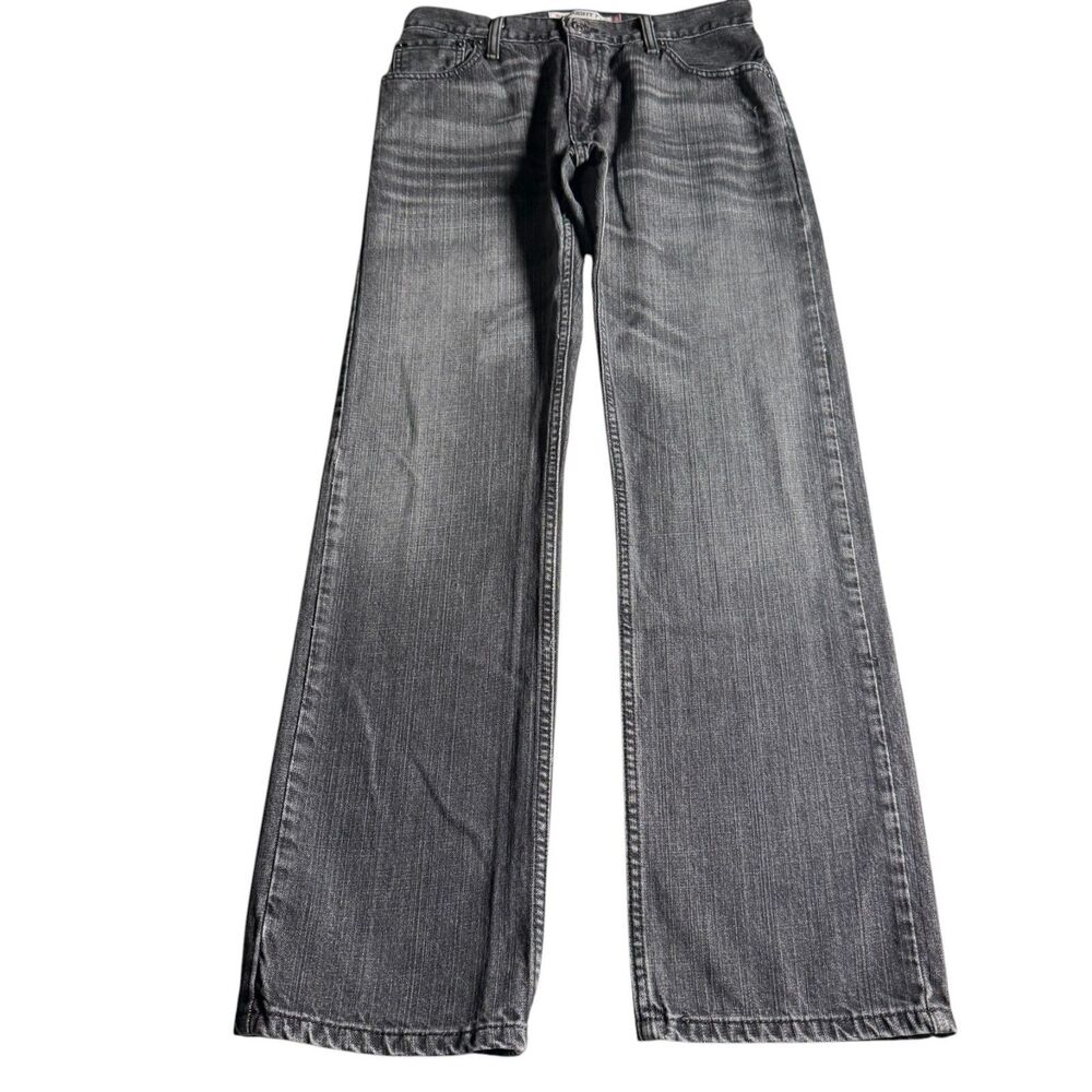 Vintage Y2k Levi’s 505 Mens Jeans 32x32 Faded Gray Straight Leg Whiskering